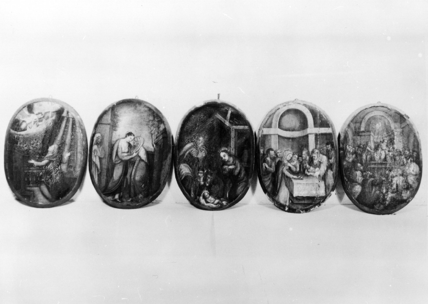 misteri del rosario (dipinto, serie) - ambito emiliano-romagnolo (sec. XVI)