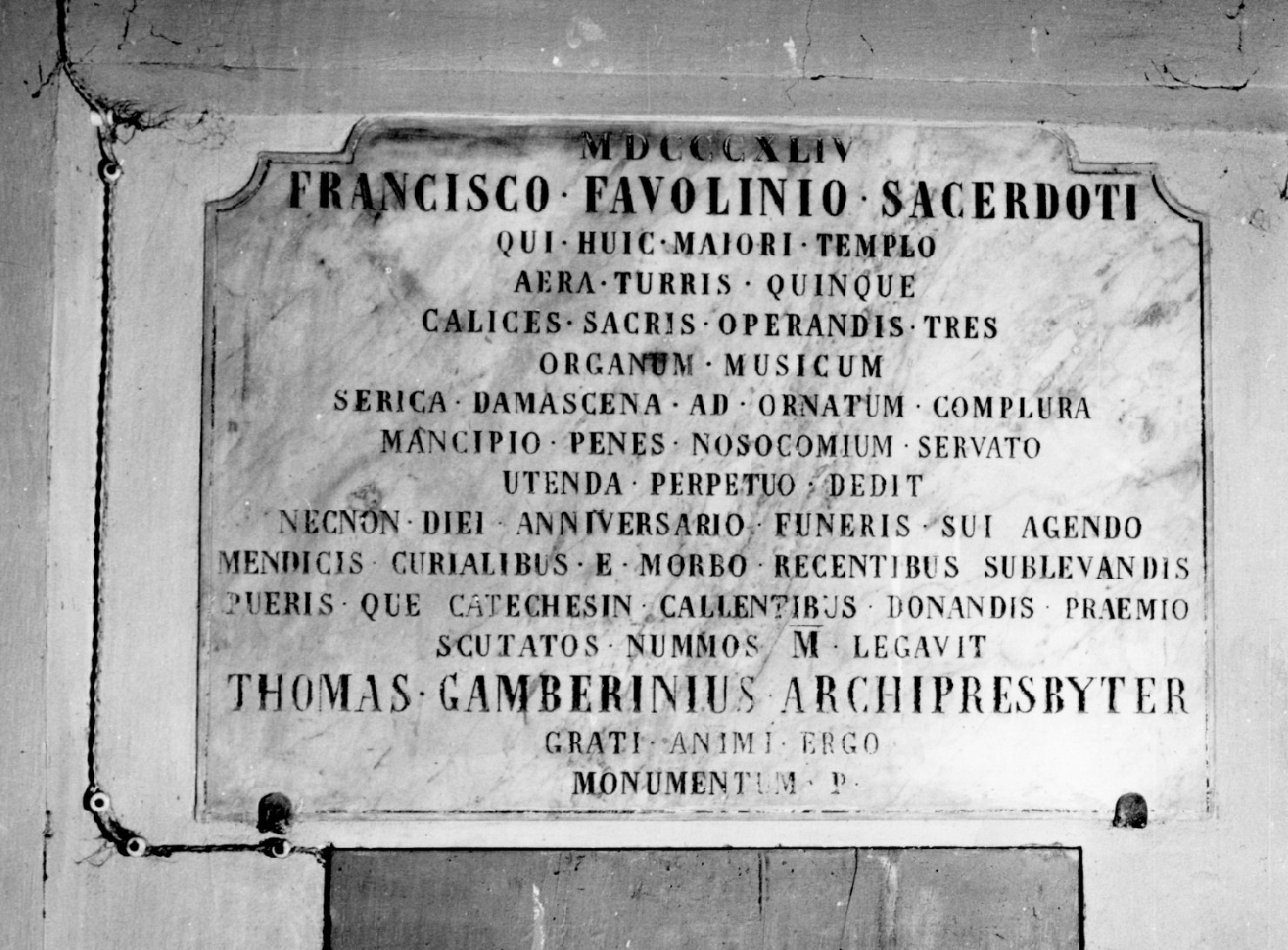 lapide - bottega romagnola (sec. XIX)