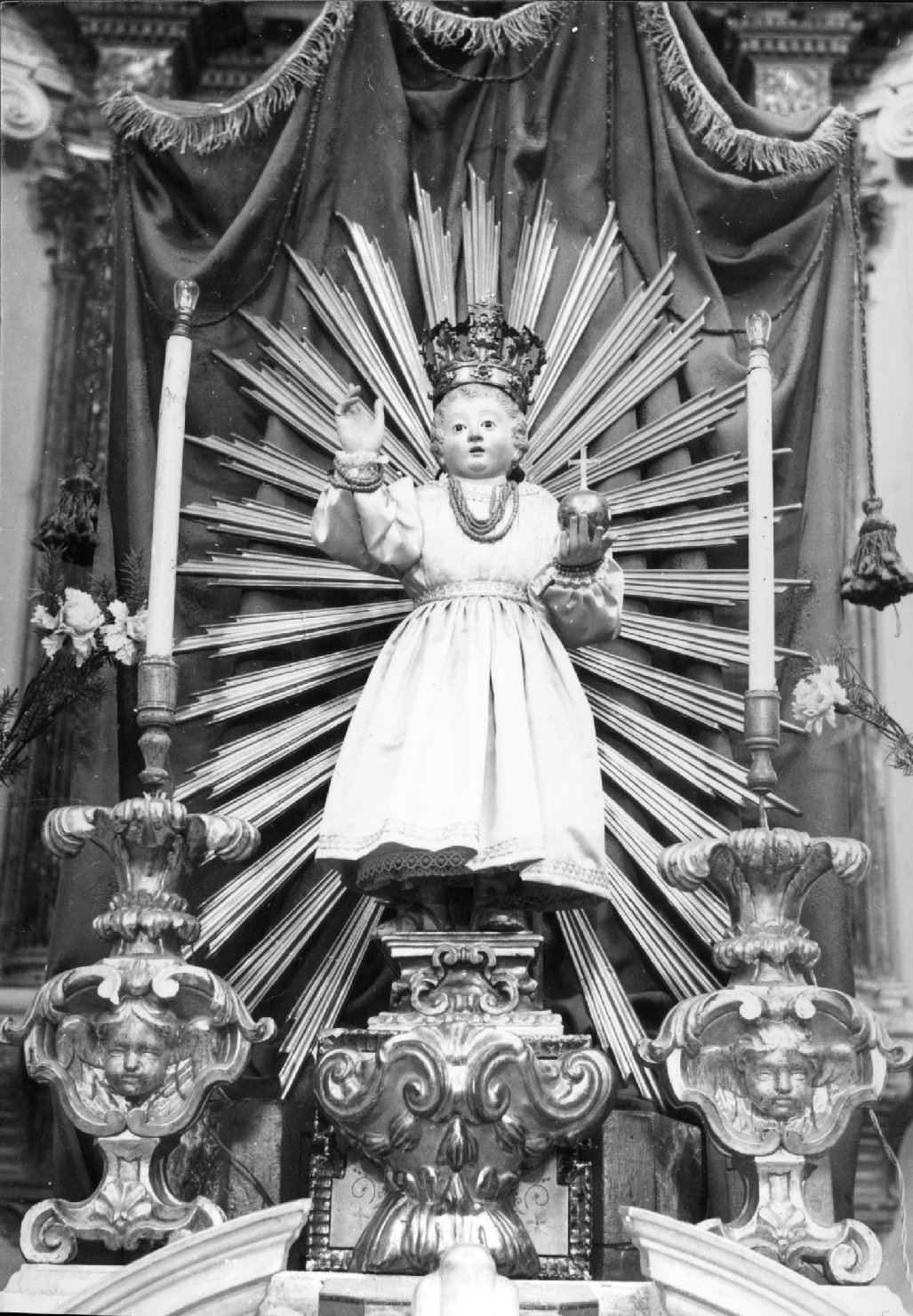 Gesù Bambino (scultura) di Collina Giovanni detto Ballanti Graziani (bottega) (sec. XIX)