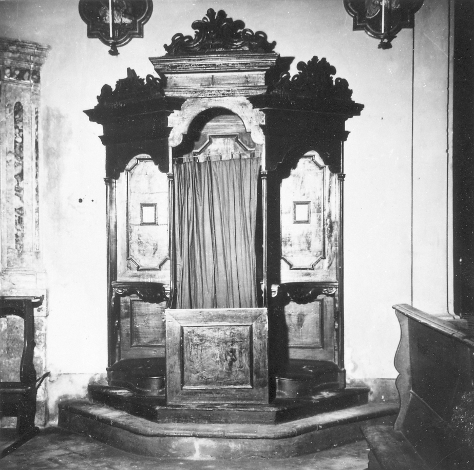 confessionale - bottega romagnola (sec. XVIII)
