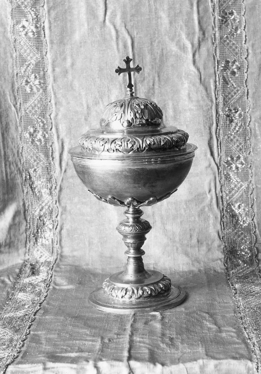 pisside - bottega bolognese (fine/inizio secc. XVIII/ XIX)