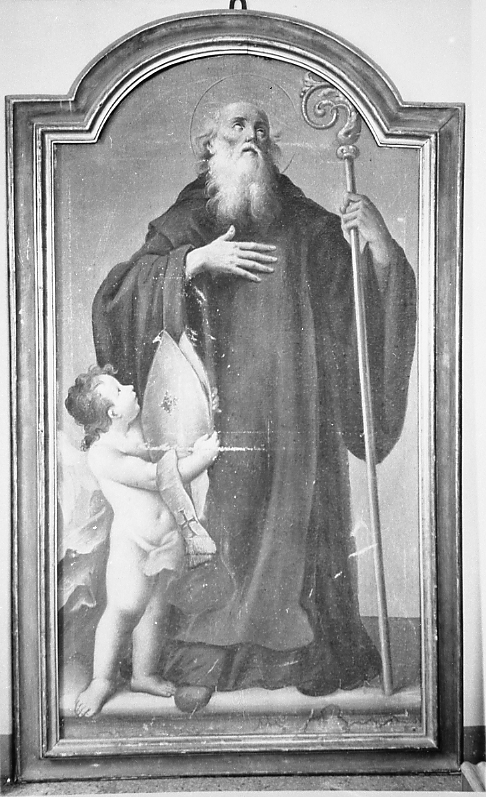 Santo abate (San Benedetto ?) (dipinto) - ambito italiano (sec. XVIII)