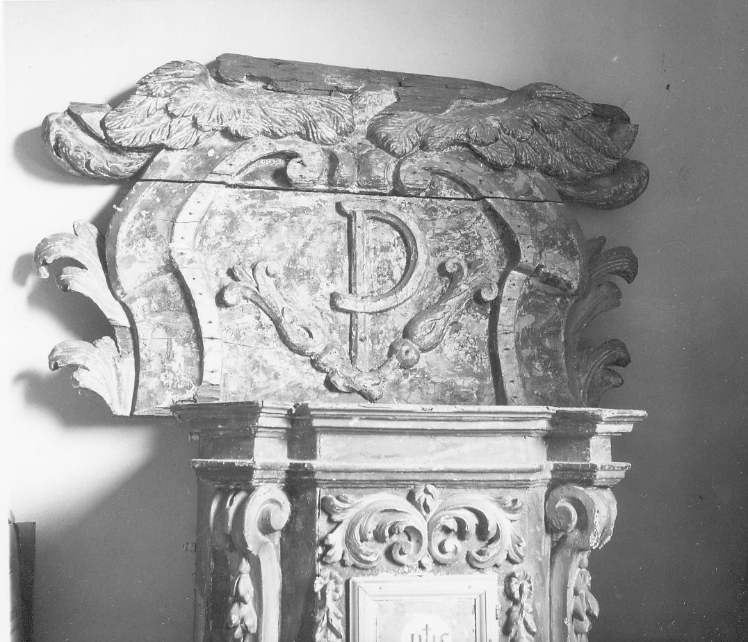 cornice, frammento - bottega romagnola (sec. XVIII)