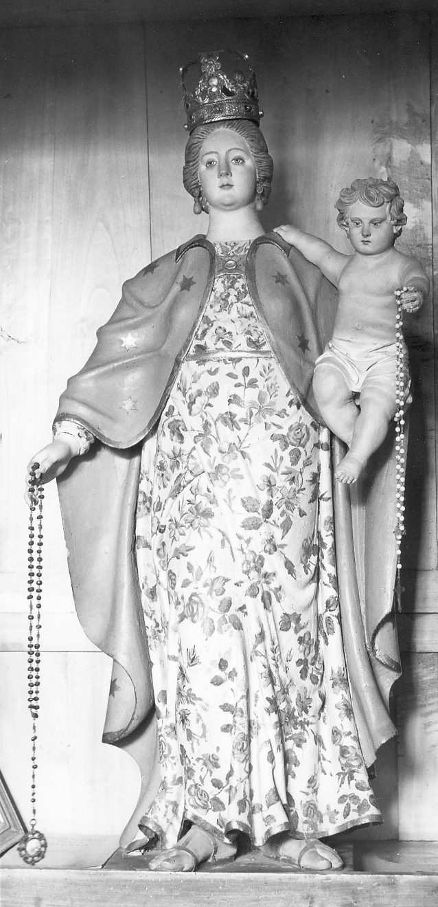 Madonna del Rosario (scultura) - bottega italiana (sec. XVII)