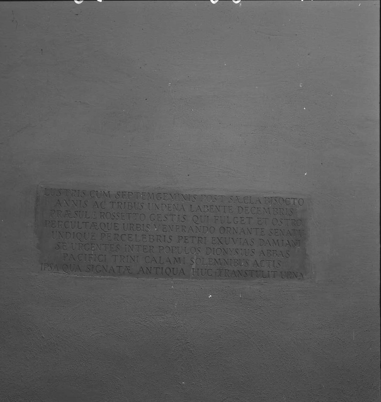 lapide - bottega romagnola (sec. XVIII)