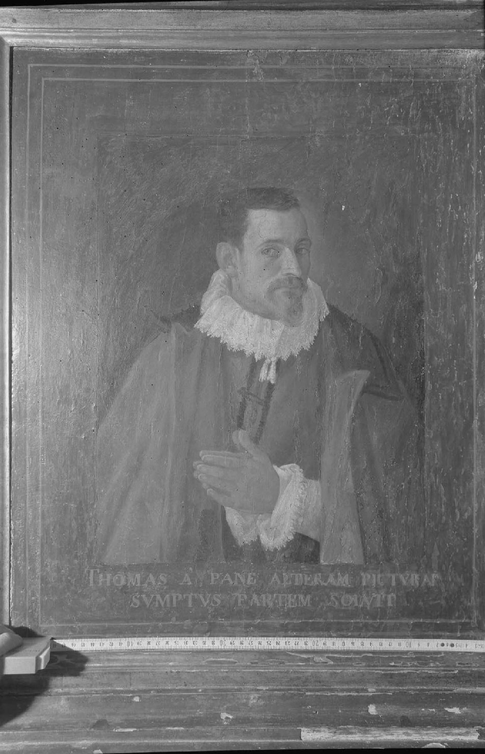 Ritratto di Tommaso Dal Pane, ritratto d'uomo (dipinto) di Rocchetti Marcantonio (secc. XVI/ XVII)