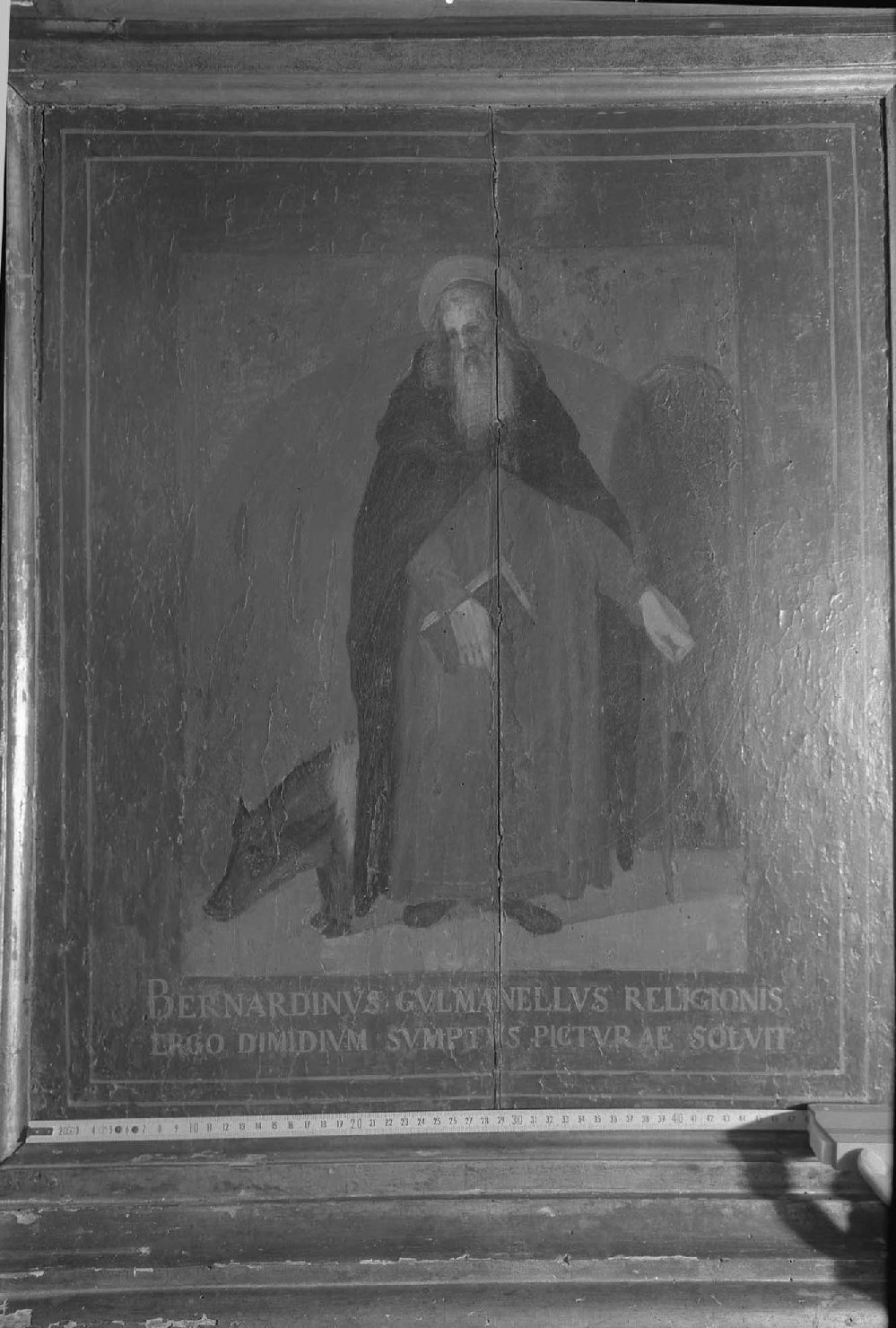 Sant'Antonio Abate (dipinto) di Rocchetti Marcantonio (secc. XVI/ XVII)