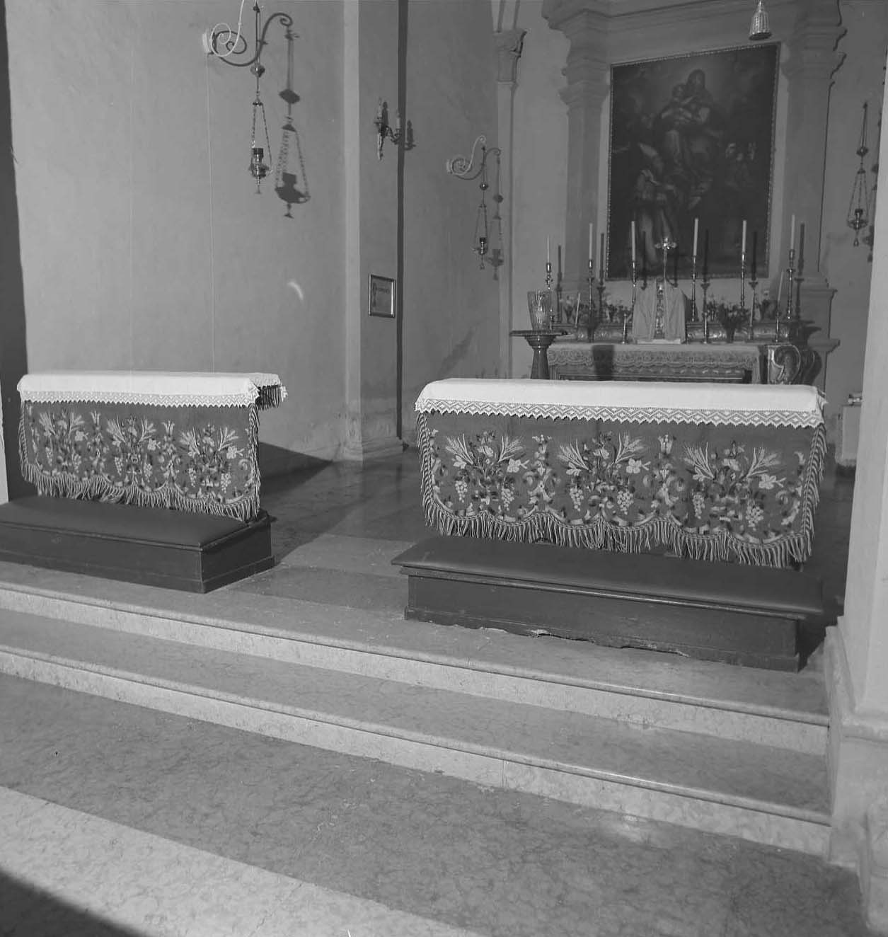 tovaglia da comunione - bottega romagnola (sec. XIX)