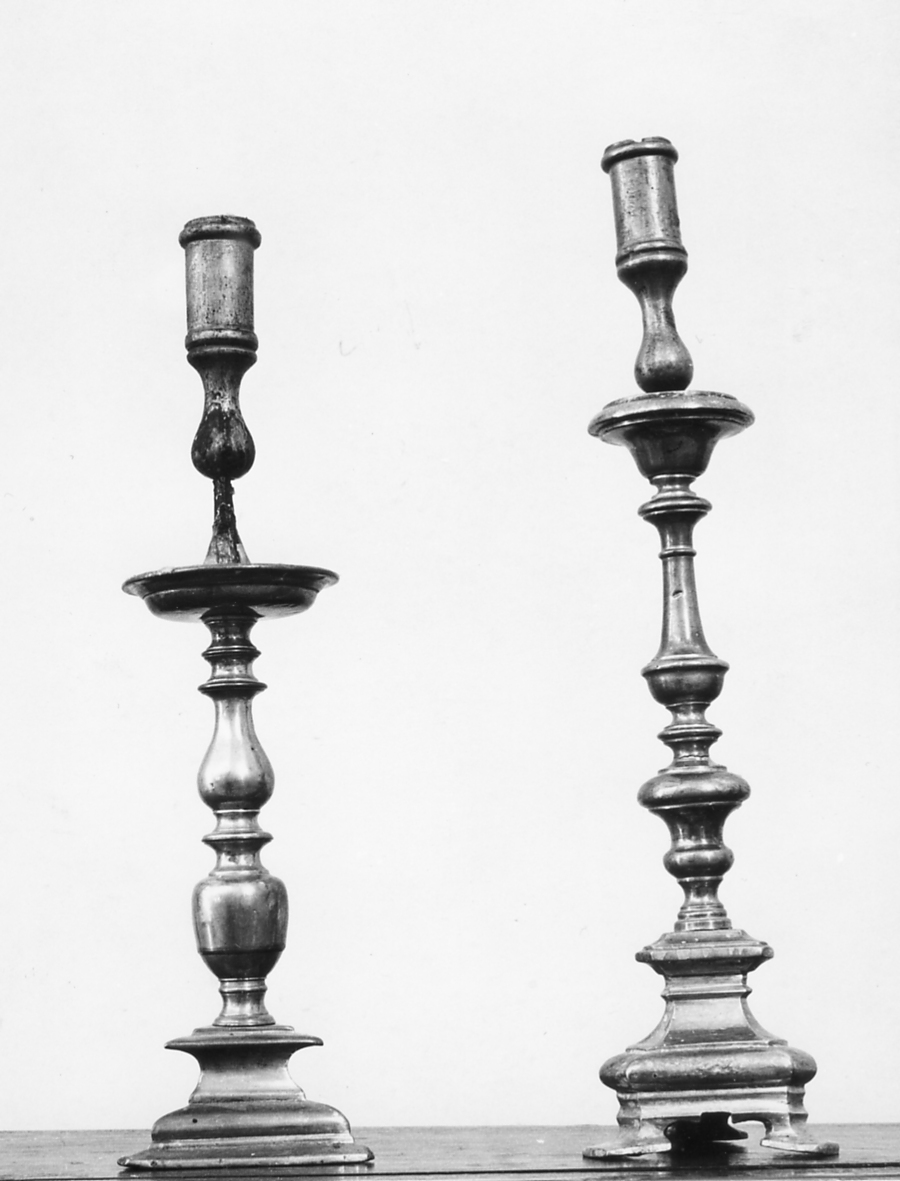 candeliere - bottega italiana (sec. XVIII)