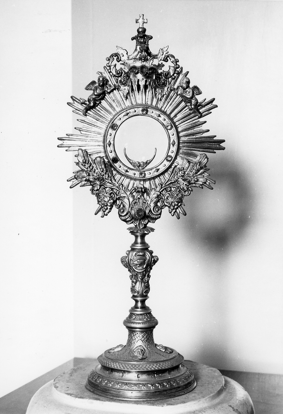 ostensorio - bottega italiana (fine sec. XIX)