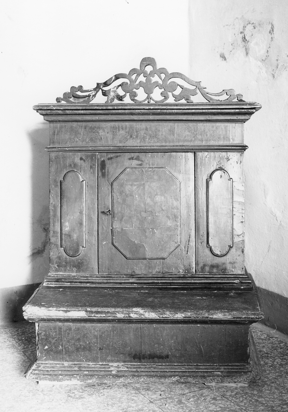 inginocchiatoio - bottega italiana (sec. XVII)