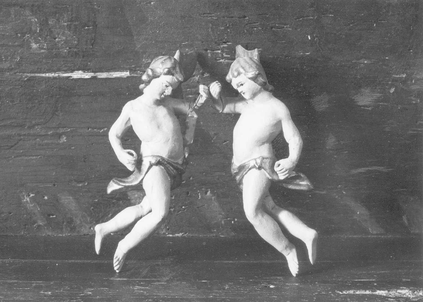 angelo portatorcia (scultura) - bottega italiana (sec. XVIII)