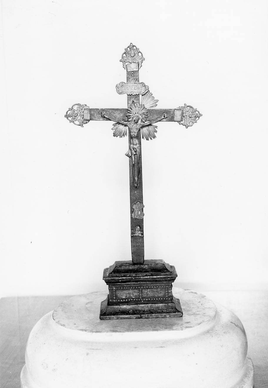 croce da tavolo - bottega italiana (sec. XVIII)