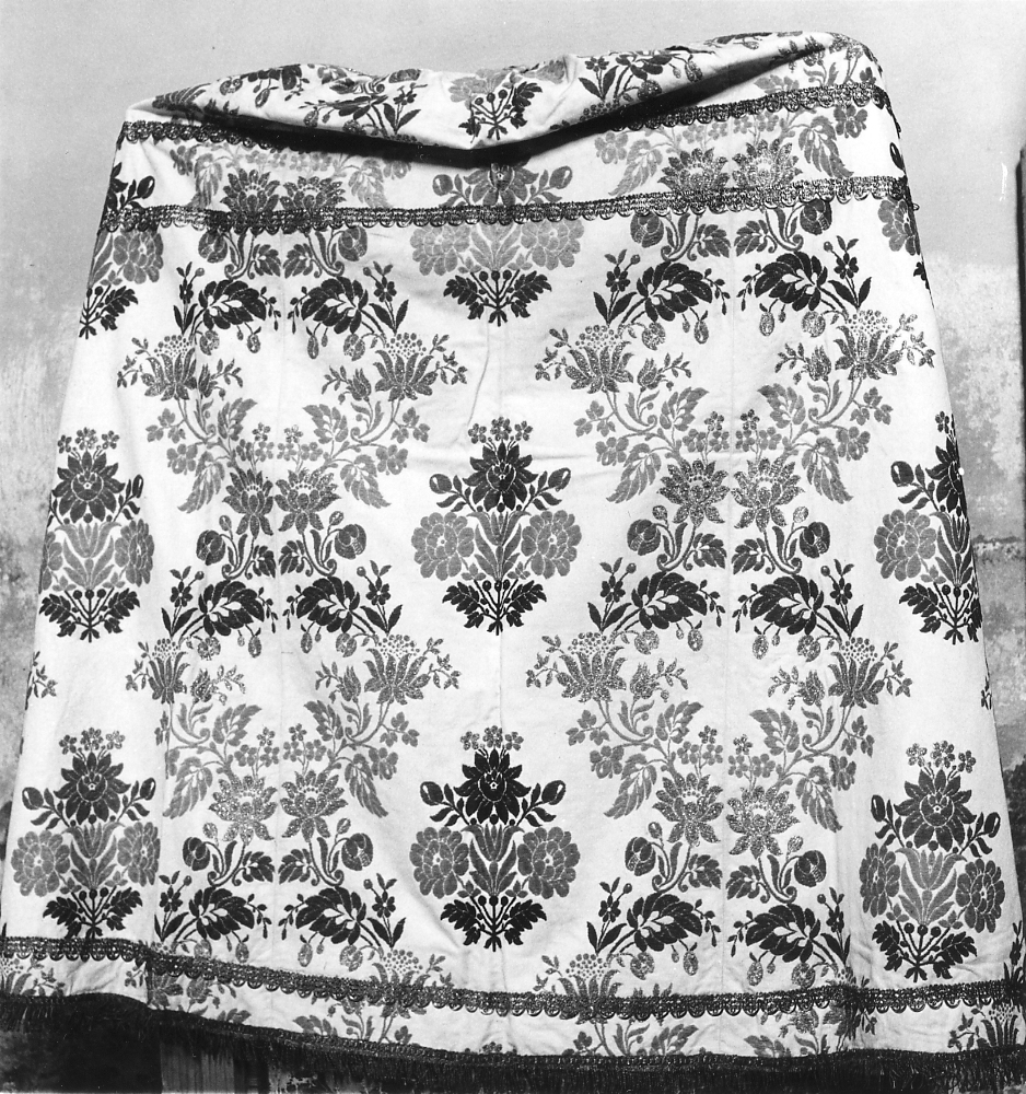 mantello - manifattura italiana (prima metà sec. XIX)