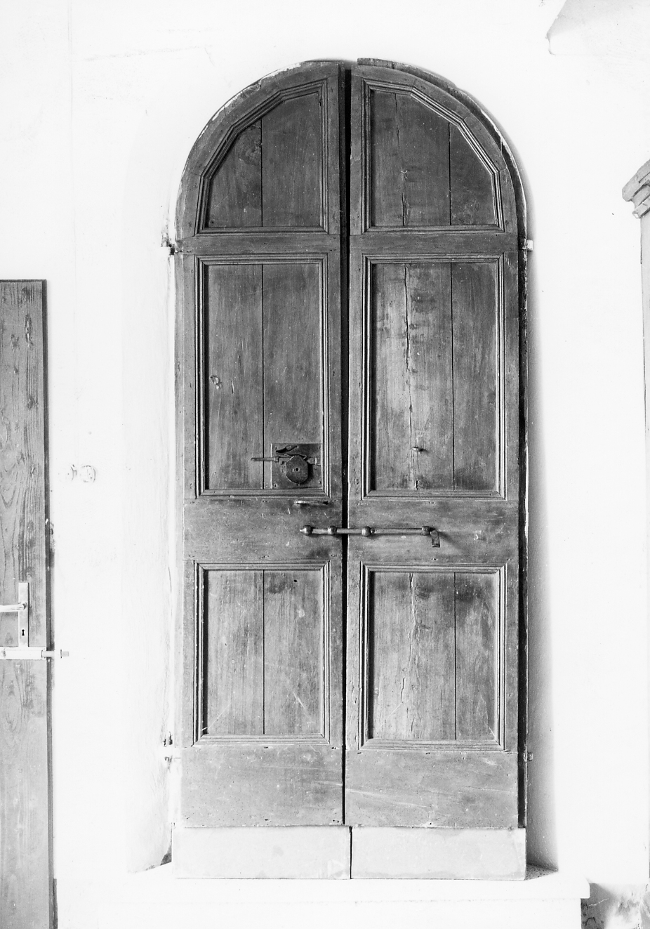 porta - a due battenti - bottega italiana (sec. XVIII)