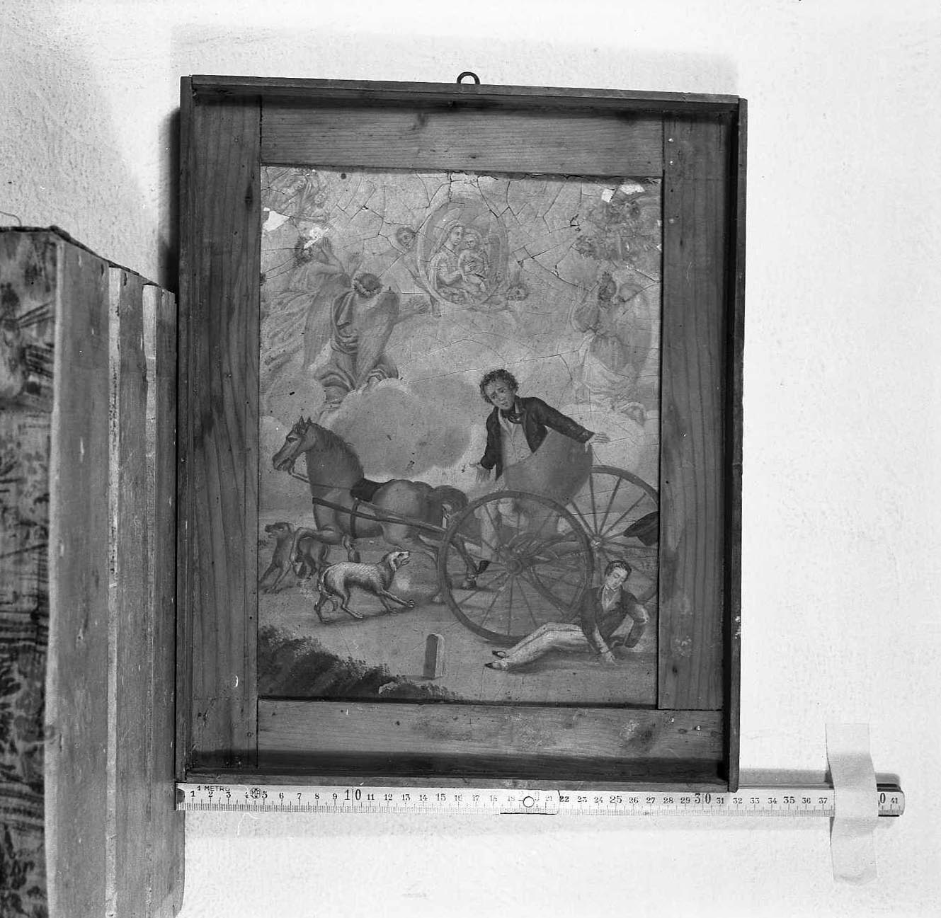 miracolo della Madonna del Molino (ex voto) - ambito ravennate (sec. XIX)