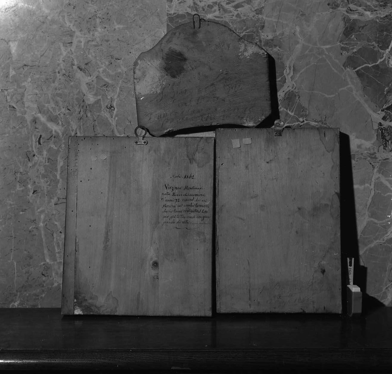 miracolo della Madonna (ex voto) di Bertazzoni Giovanni (?) (sec. XIX)