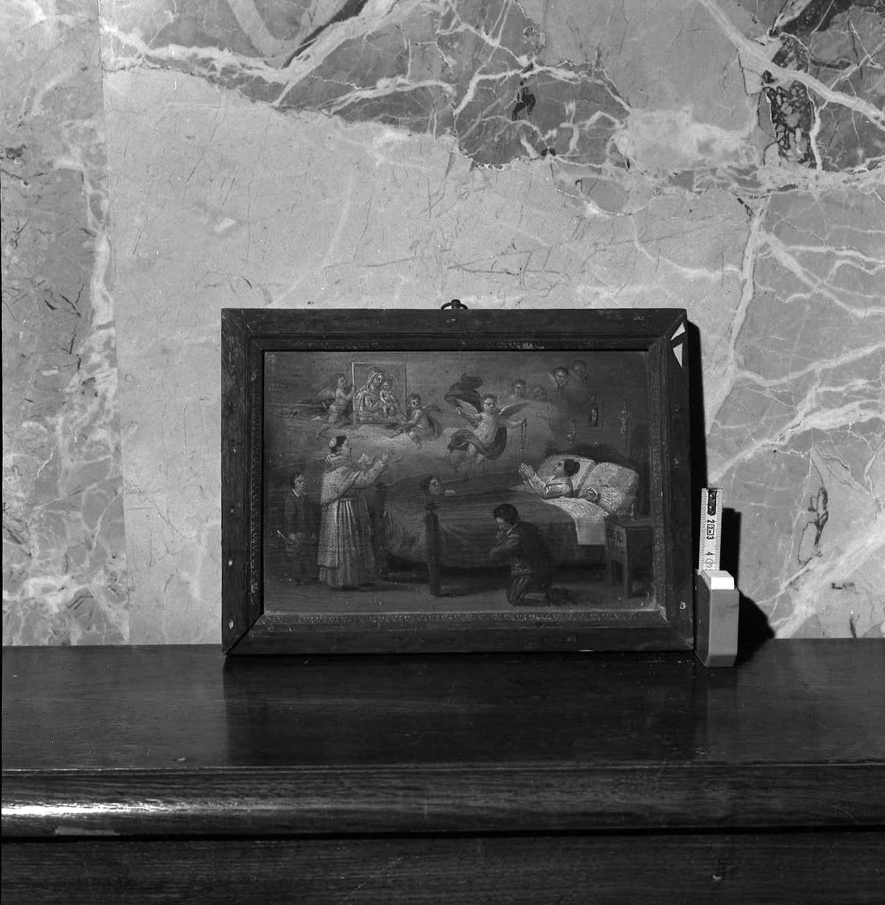 miracolo della Madonna del Molino (ex voto) di Bertazzoni Giovanni (?) (sec. XIX)