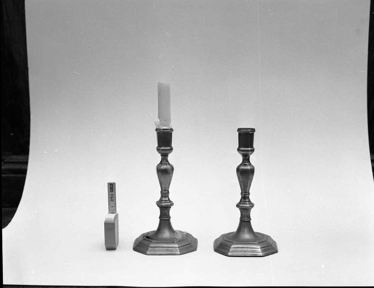 candeliere, serie - bottega italiana (prima metà sec. XVIII)