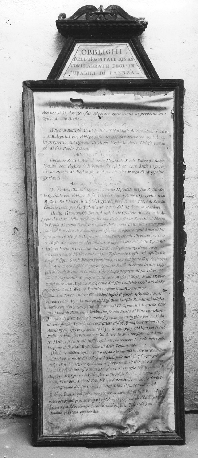 cornice - ambito emiliano-romagnolo (?) (sec. XVIII)