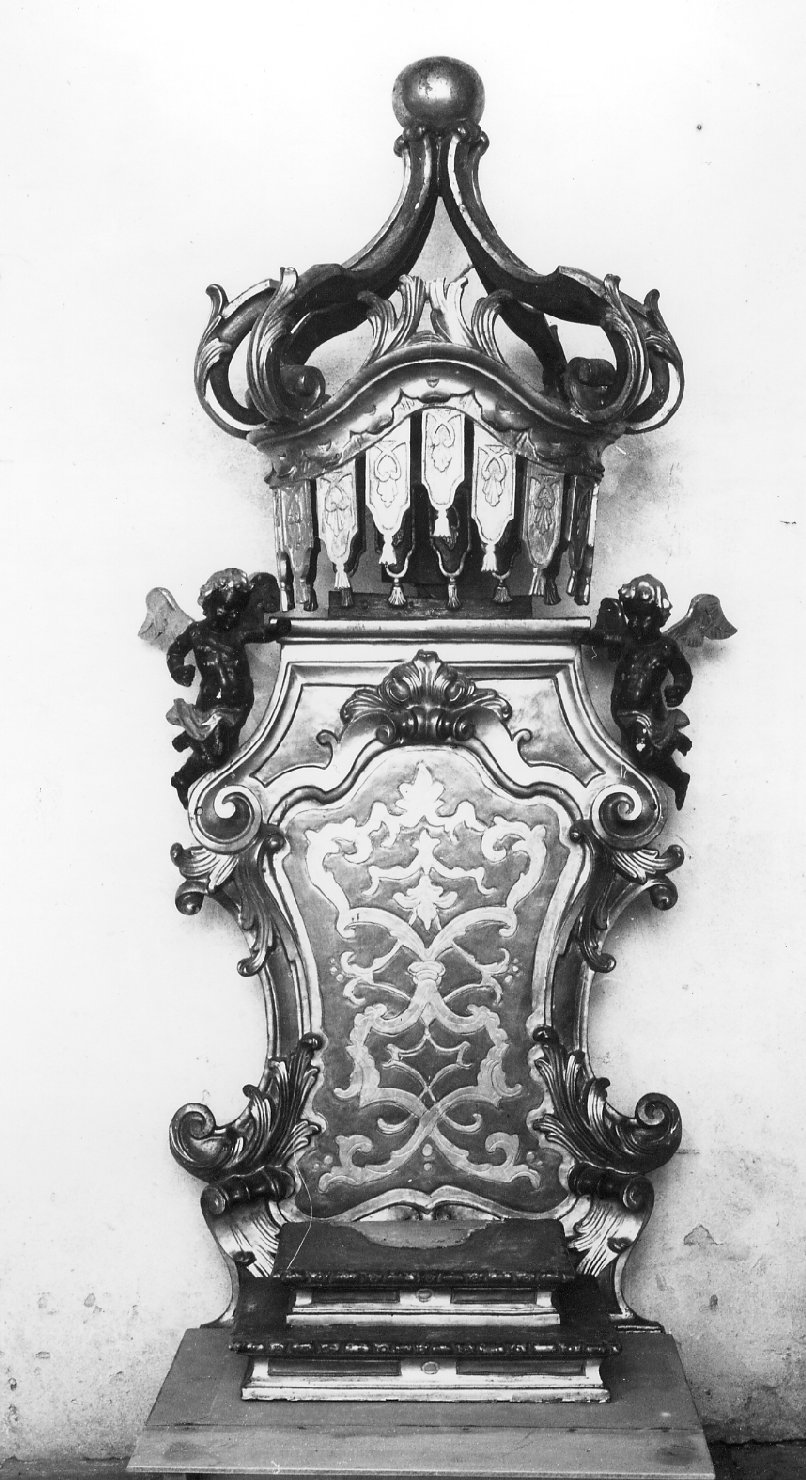tronetto per esposizione eucaristica - ambito emiliano-romagnolo (?) (sec. XVIII)