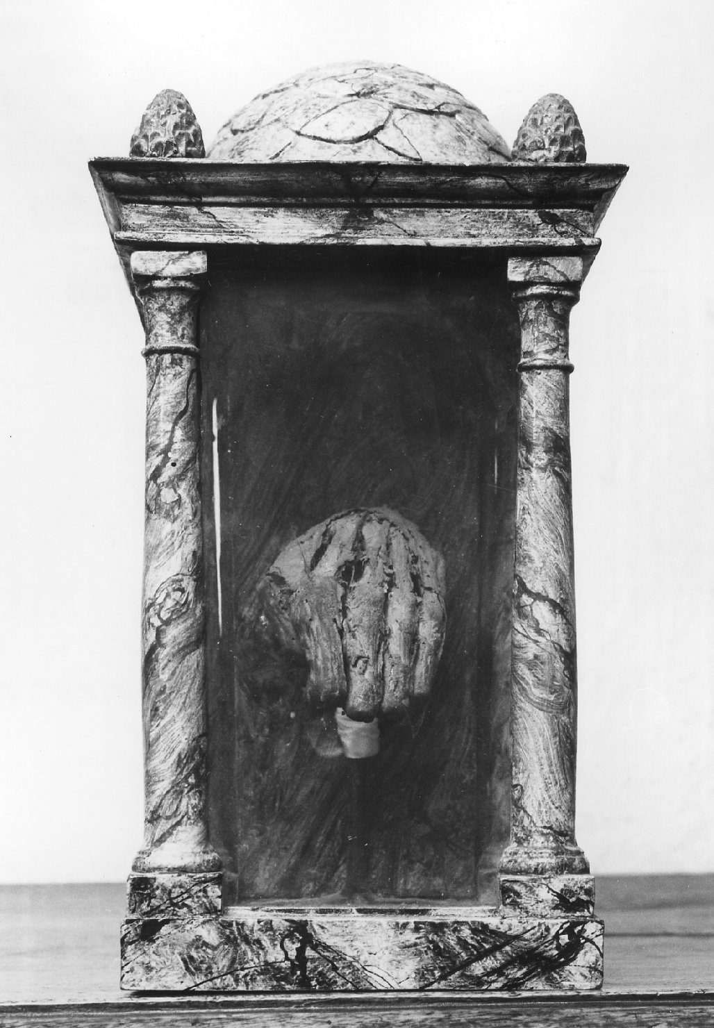 reliquiario architettonico - a tempietto - ambito emiliano-romagnolo (?) (sec. XIX)