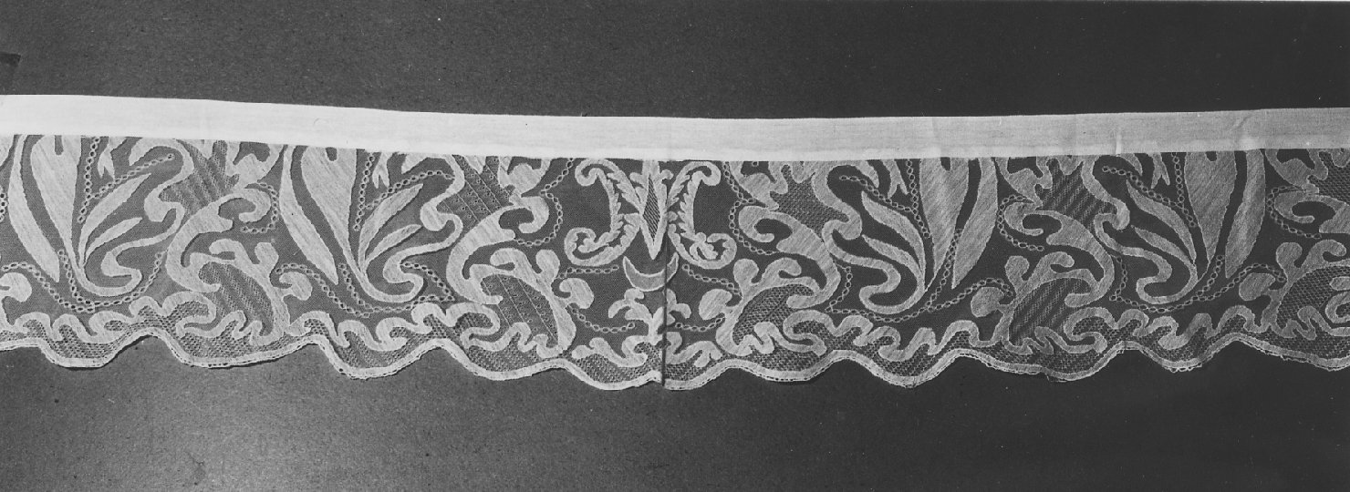 tovaglia d'altare - ambito emiliano-romagnolo (?) (fine/inizio secc. XVIII/ XIX)