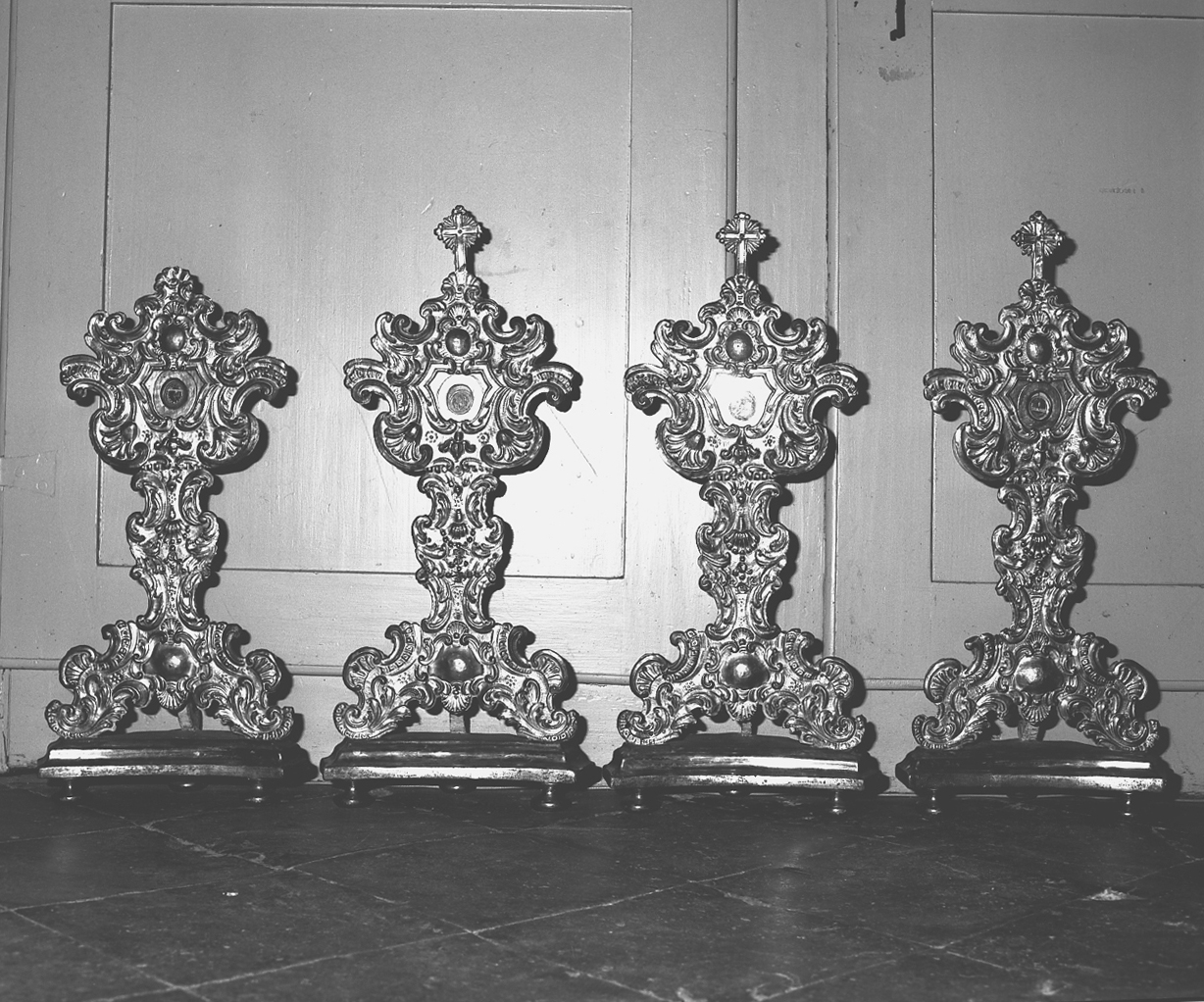 reliquiario - a ostensorio - manifattura emiliano-romagnola (seconda metà sec. XVIII)