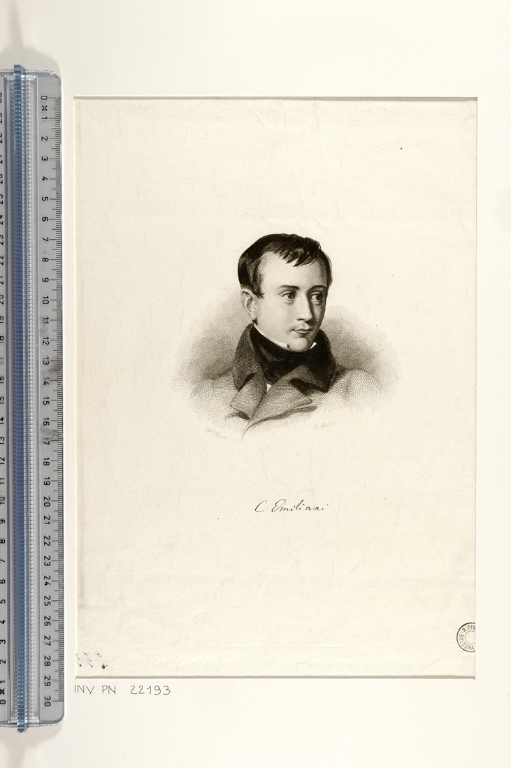 ritratto d'uomo (stampa) di Bell Robert Charles, Dyce William (sec. XIX)