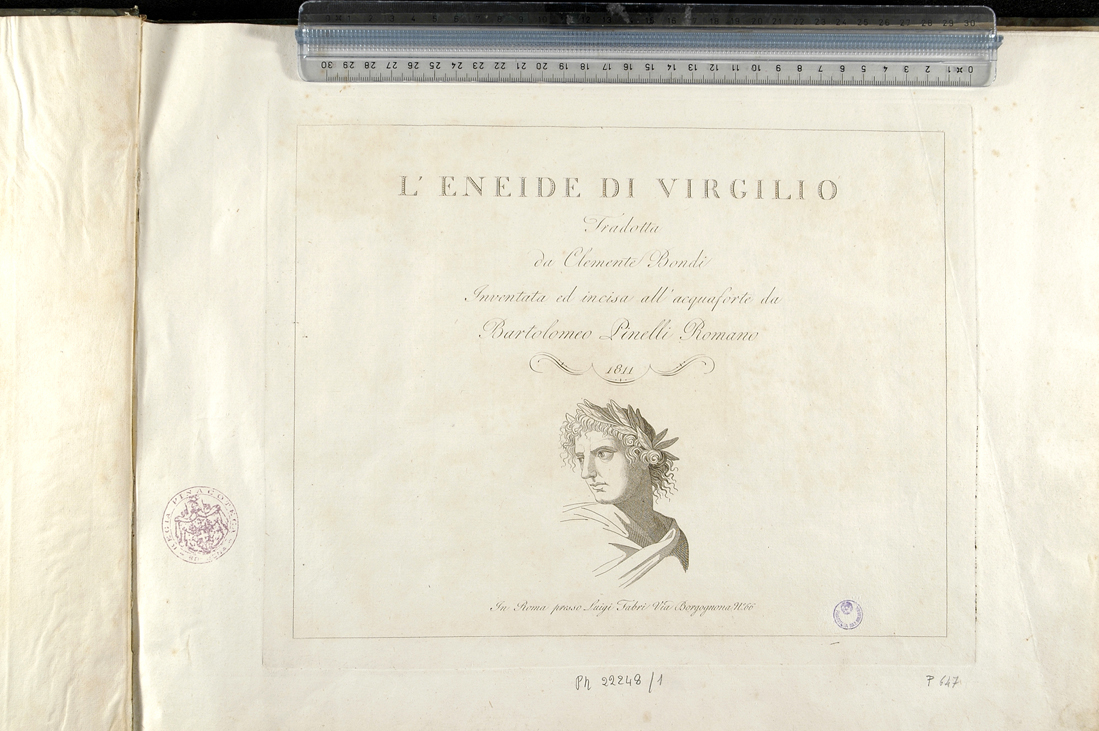 frontespizio (stampa) di Pinelli Bartolomeo (sec. XIX)