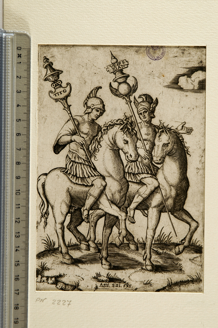 Tito e Vespasiano (stampa) di Raimondi Marcantonio (sec. XVI)
