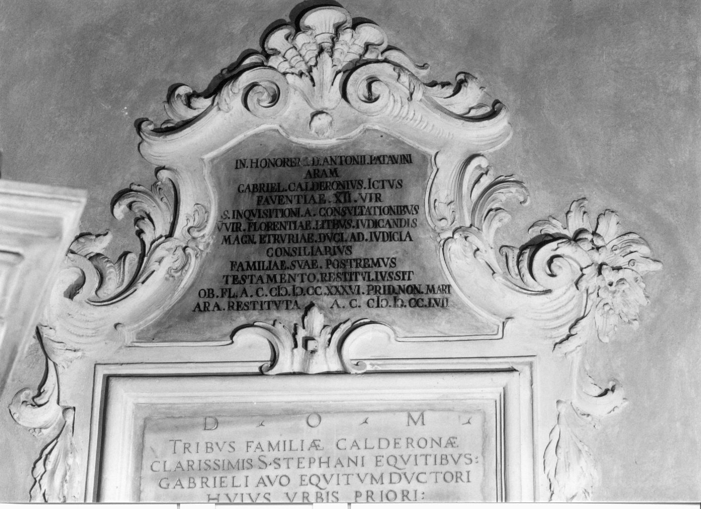 lapide celebrativa - ambito emiliano-romagnolo (sec. XVIII)