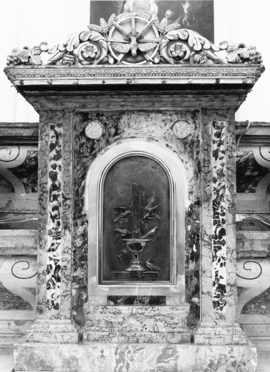 tabernacolo - a frontale architettonico - ambito emiliano-romagnolo (sec. XVIII)