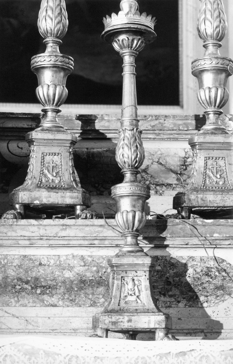 candeliere - ambito emiliano-romagnolo (seconda metà sec. XVIII)