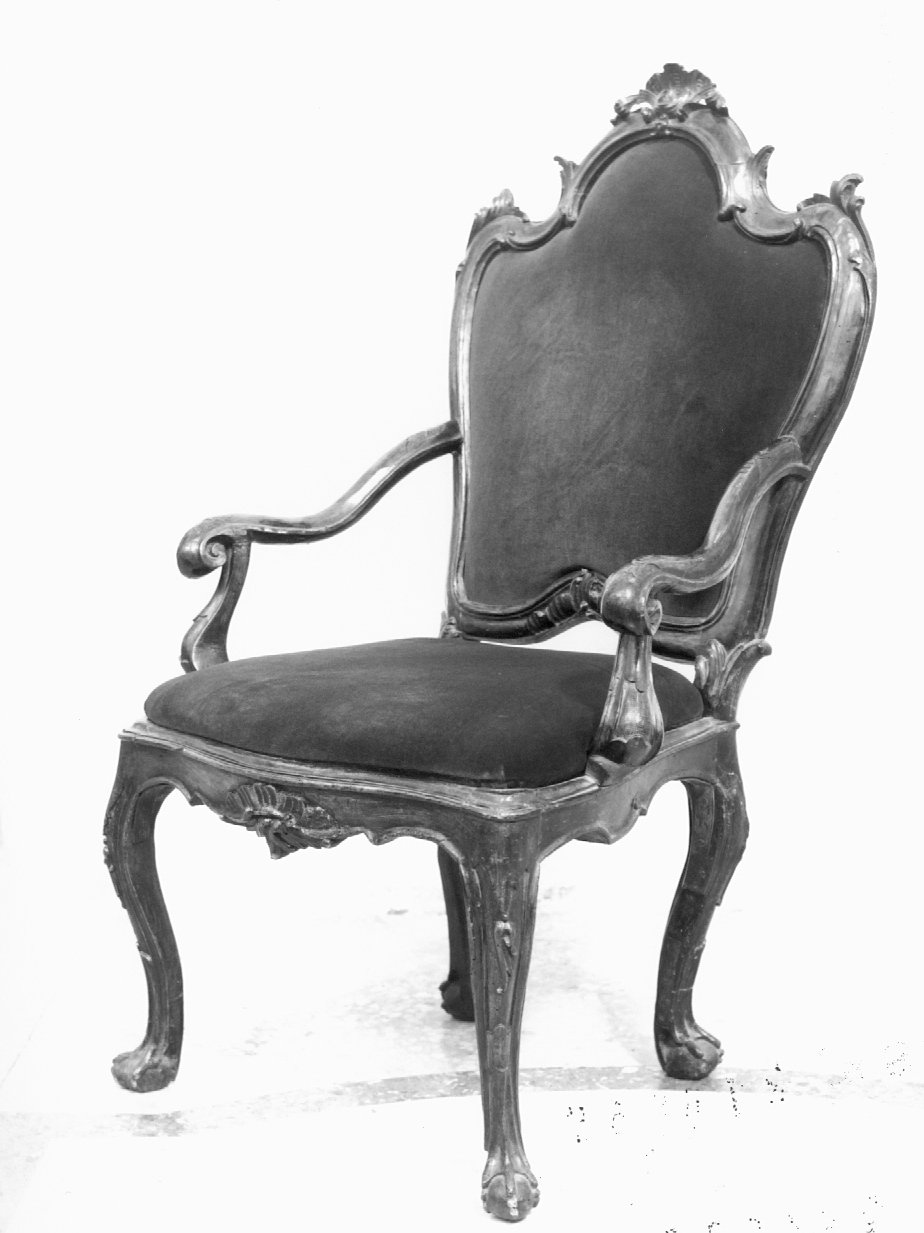 poltrona da cerimonia - ambito emiliano-romagnolo (prima metà sec. XVIII)