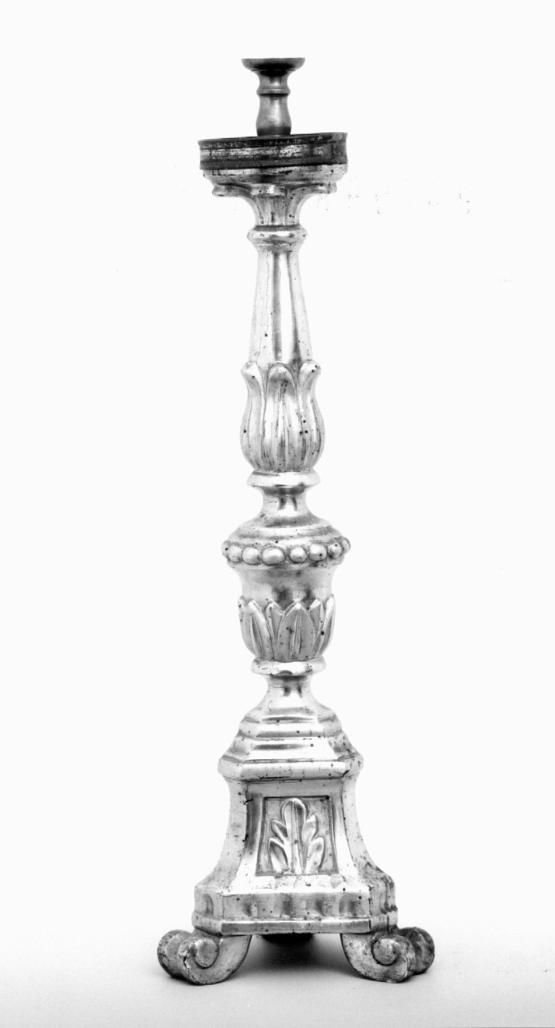 candeliere - manifattura romagnola (fine/inizio secc. XVIII/ XIX)