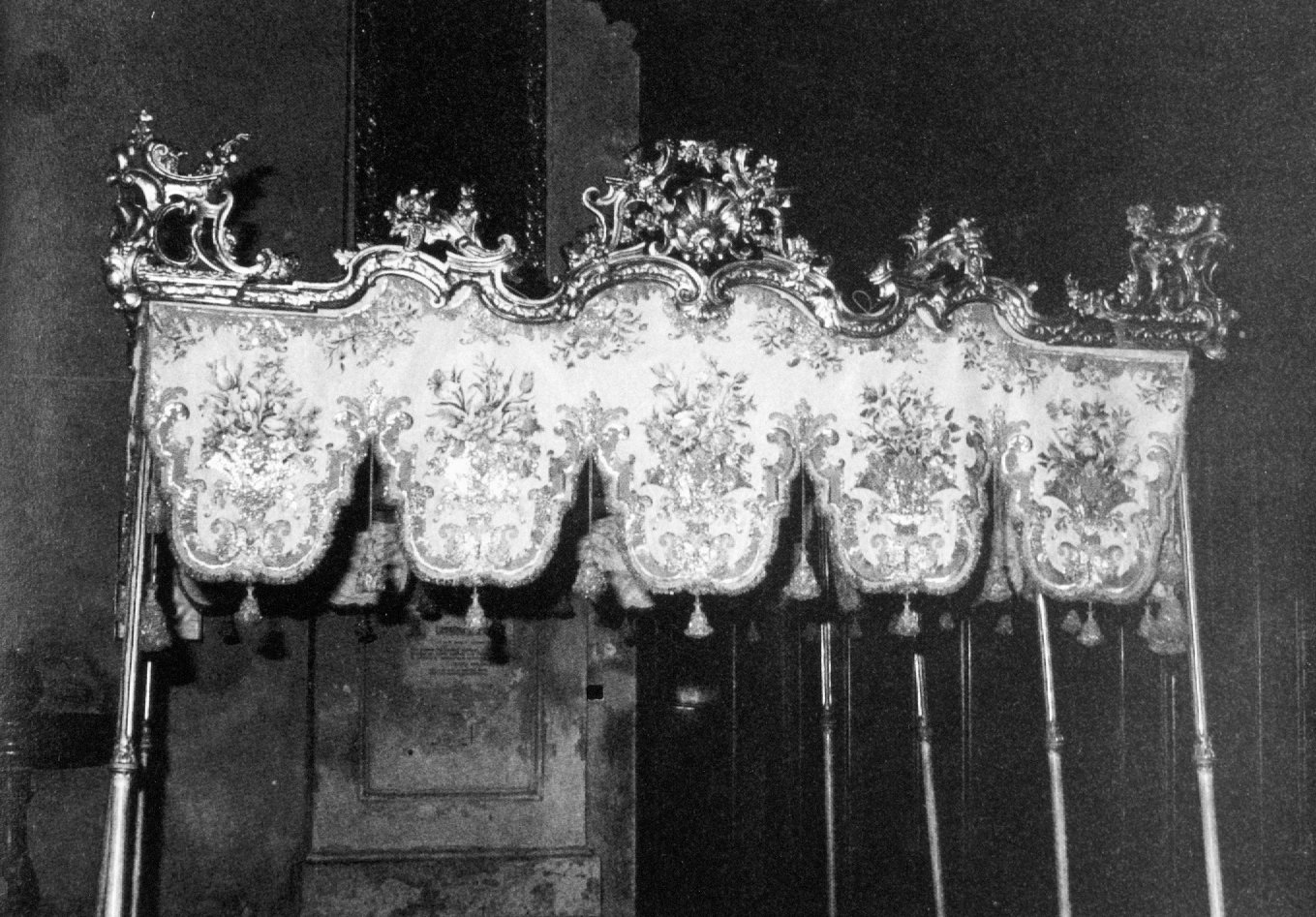 baldacchino processionale - ambito emiliano-romagnolo, ambito emiliano-romagnolo (sec. XVIII)