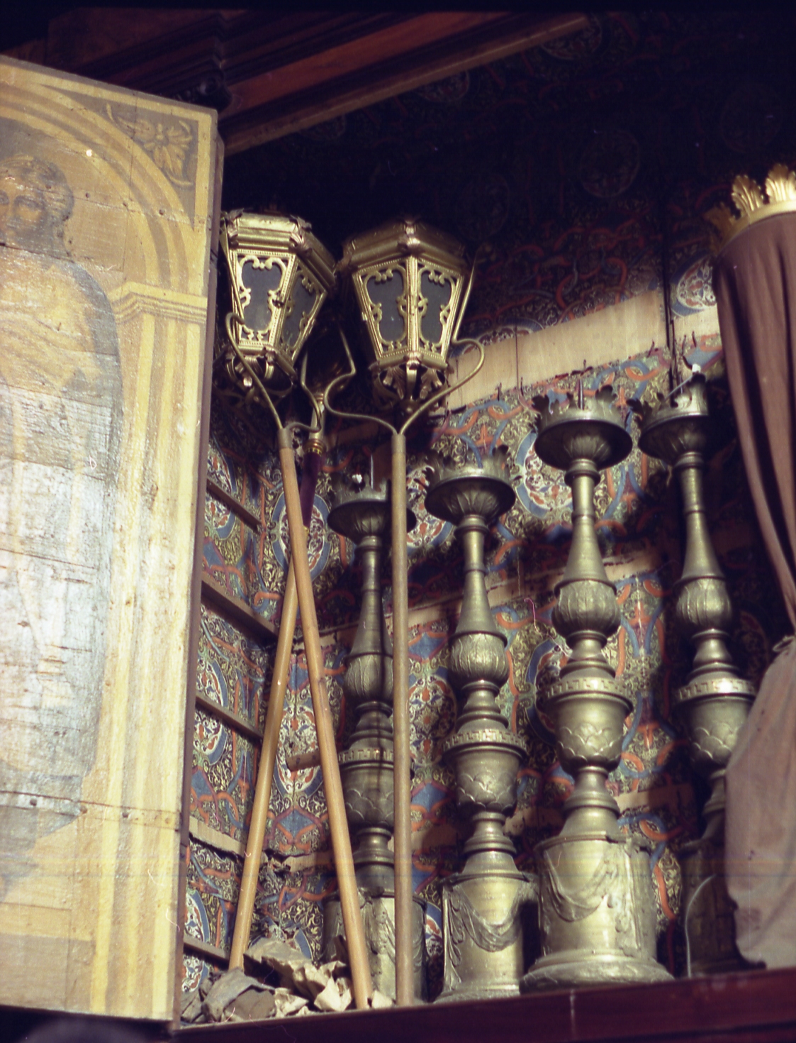 candeliere d'altare - bottega emiliana (prima metà sec. XIX)