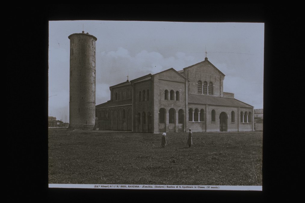 Architettura/ veduta / Chiesa di S. Apollinare in Classe/ Ravenna (diapositiva) di F.lli Alinari S.p.A. - Istituto di Edizioni Artistiche (ditta) - ambito ravennate (XX)
