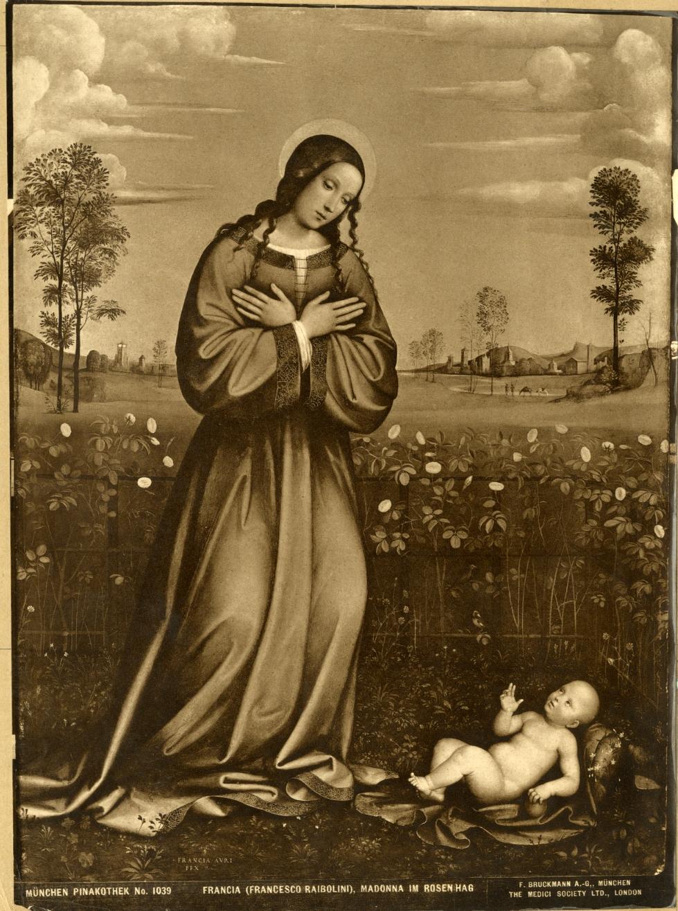 Madonna col Bambino - Dipinti (positivo) di Francia, il, Anonimo (XIX/ XX)