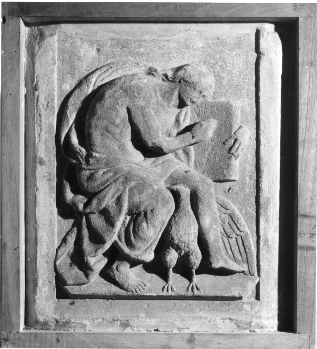 San Giovanni Evangelista (rilievo) - ambito emiliano (sec. XVI)