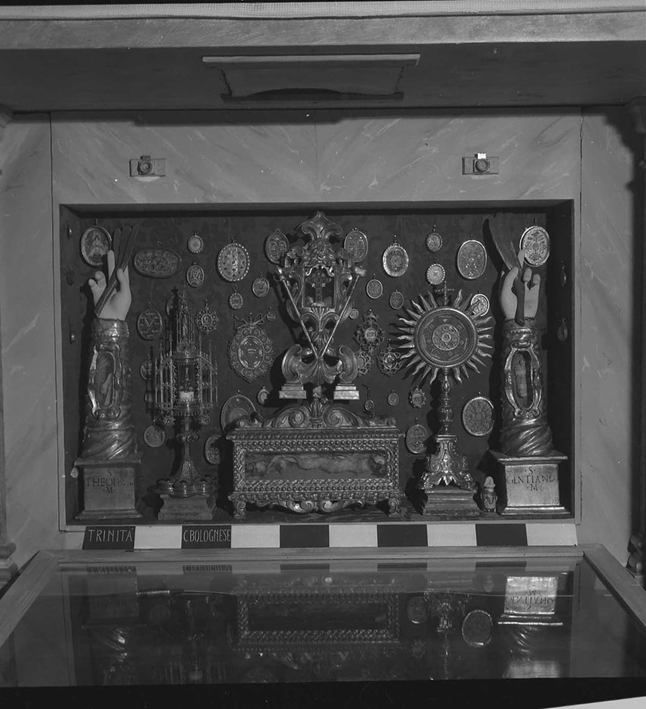 reliquiario - bottega italiana (sec. XIX)