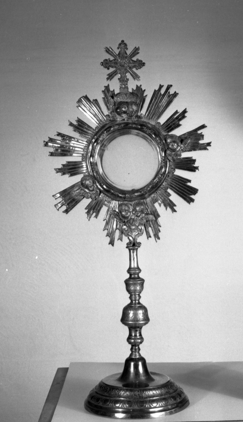 ostensorio - a raggiera - produzione romagnola (sec. XVIII)