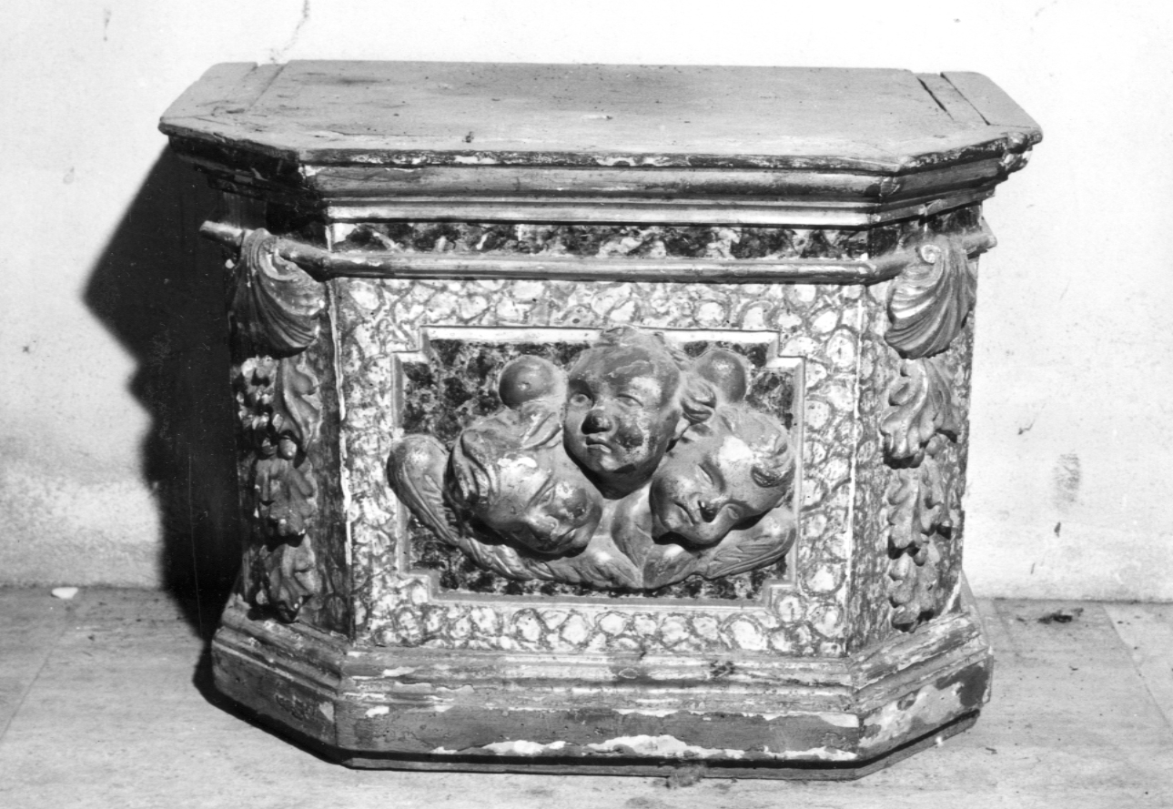 piedistallo di statua - produzione romagnola (sec. XIX)