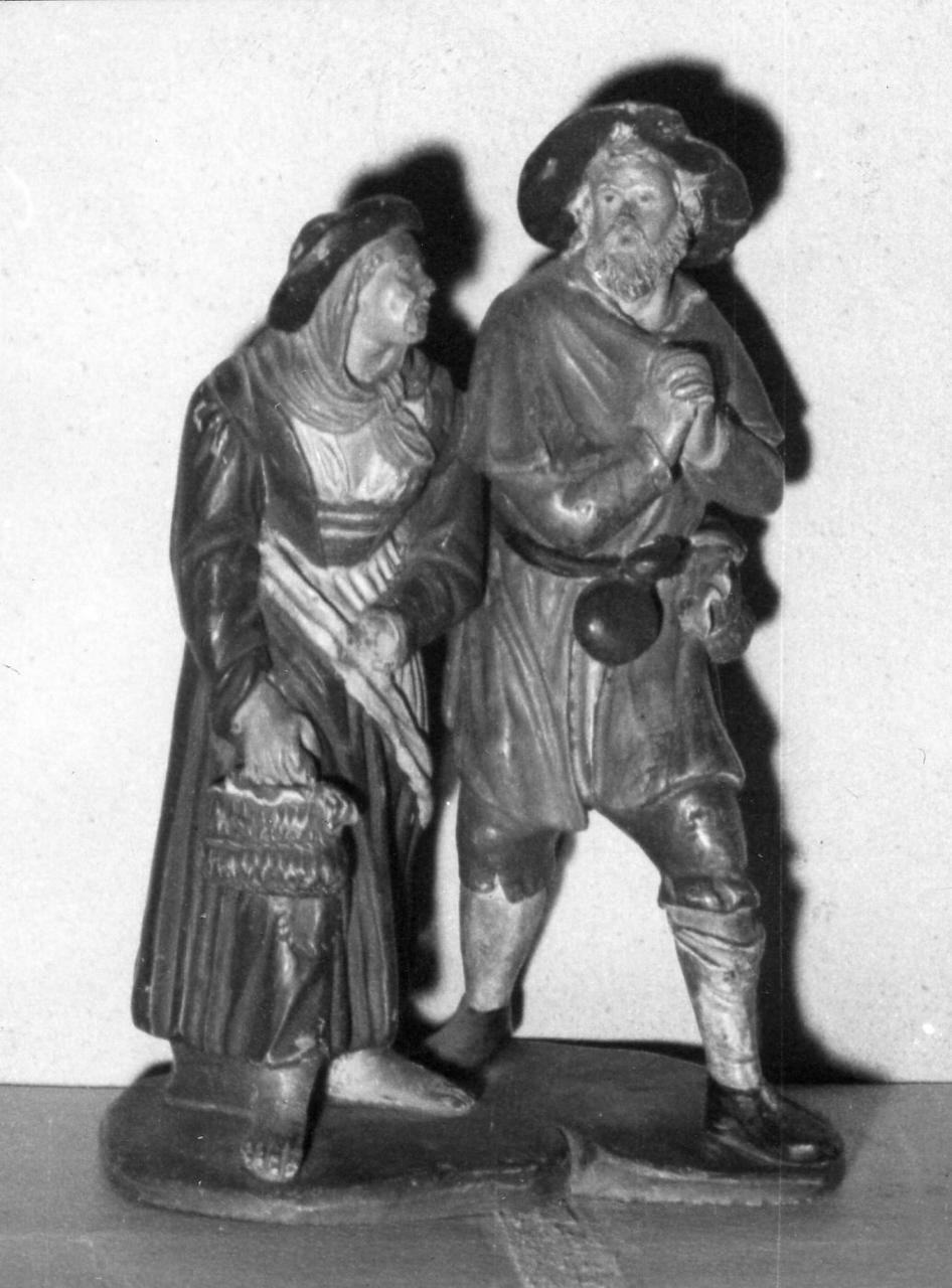 pastore (scultura, coppia) - bottega bolognese (metà sec. XVIII)