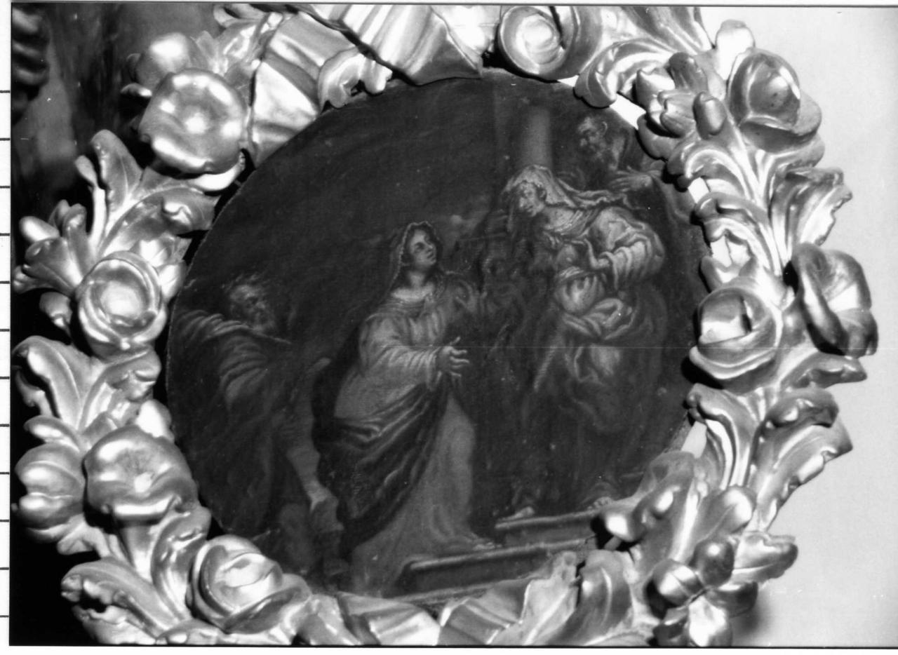 visitazione (dipinto, elemento d'insieme) di Romani Gottardo (fine sec. XVII)