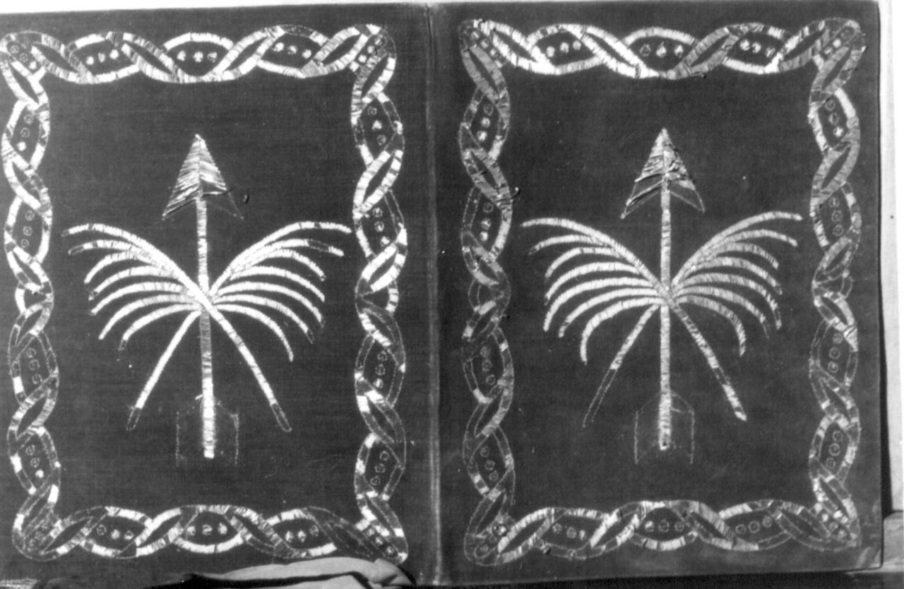 coperta di libro liturgico - manifattura italiana (sec. XIX)