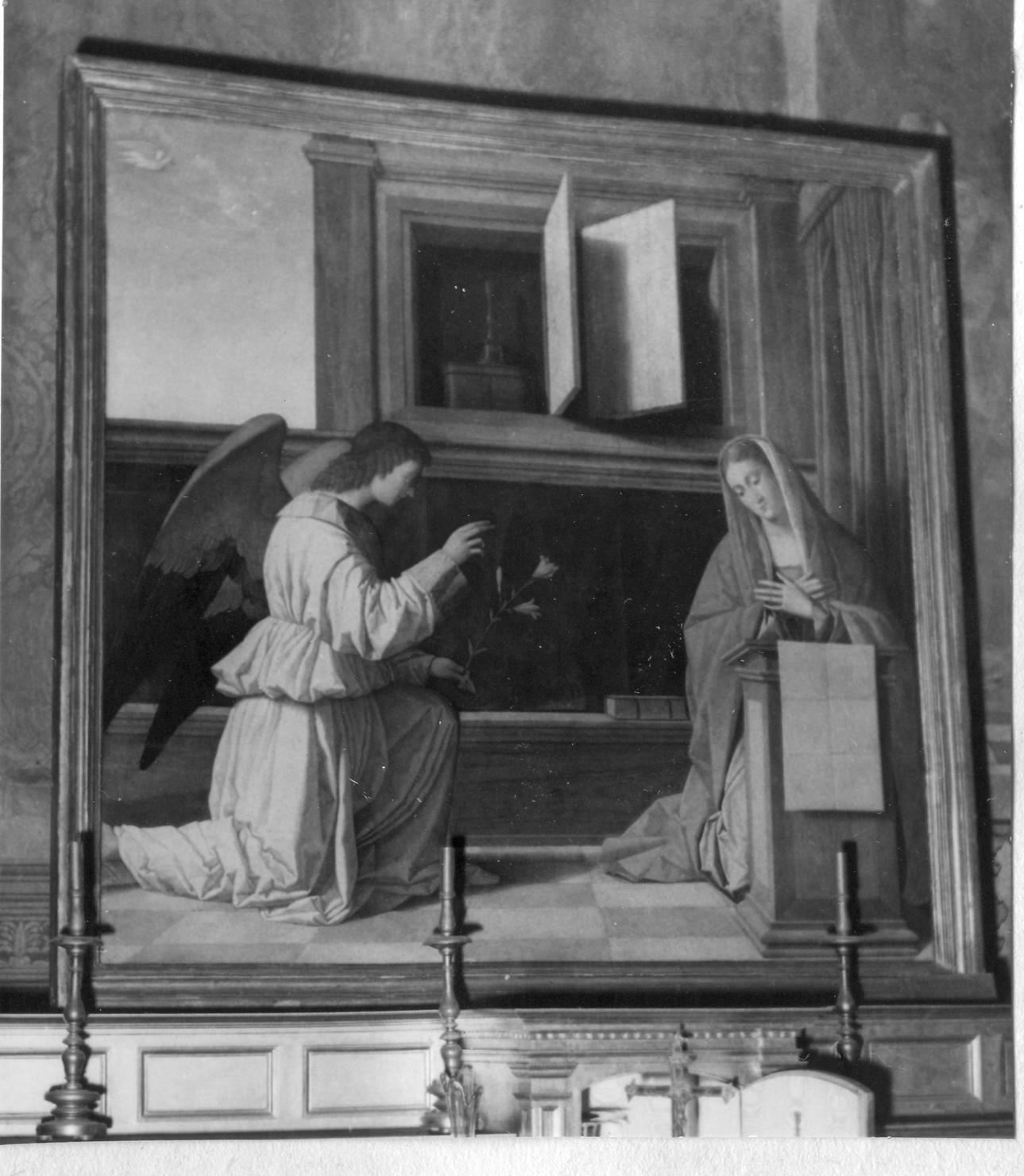 Annunciazione (dipinto) di Catena Vincenzo (sec. XVI)