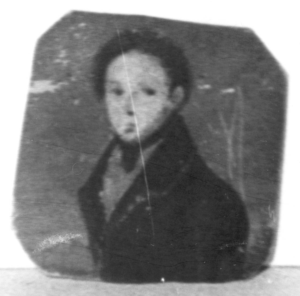ritratto di giovane uomo (dipinto) di Bianchini Ciarlini Ippolito (attribuito) (inizio sec. XIX)