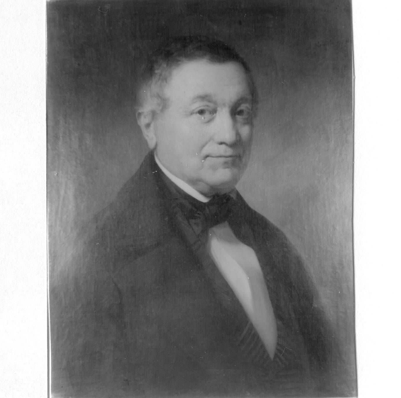 ritratto dell'ingegnere Luigi Martinelli (dipinto) di Malatesta Adeodato (sec. XIX)